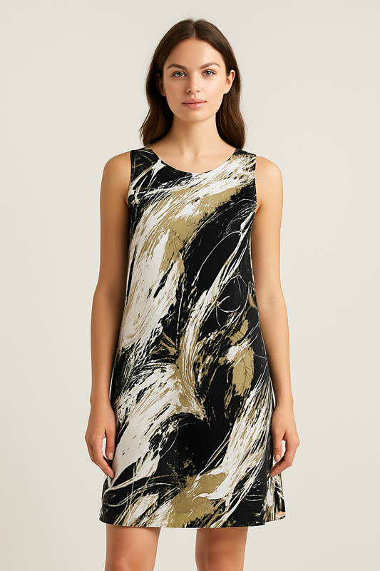 Bittermoon Singlet Dress in Drift grey